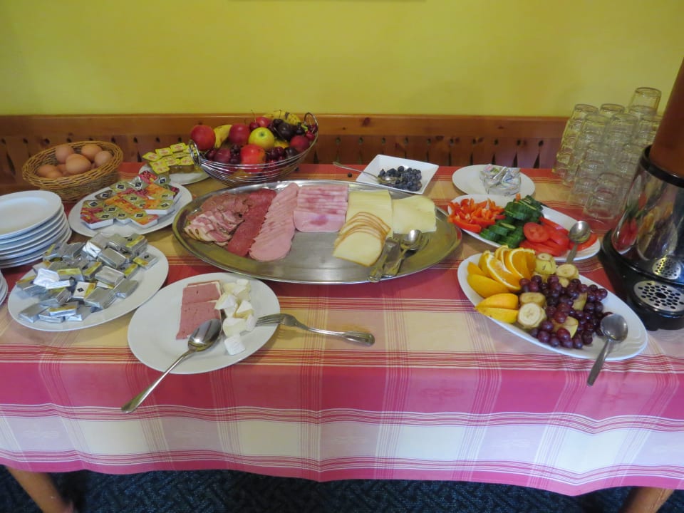 Gute Auswahl zum Frühstück Hotel Vysluni