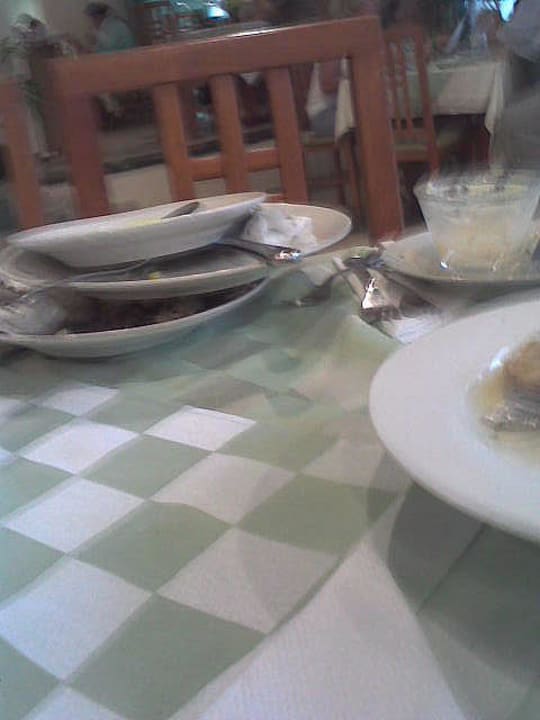 Auch so sahen die Tische aus MPM Hotel Kalina Garden