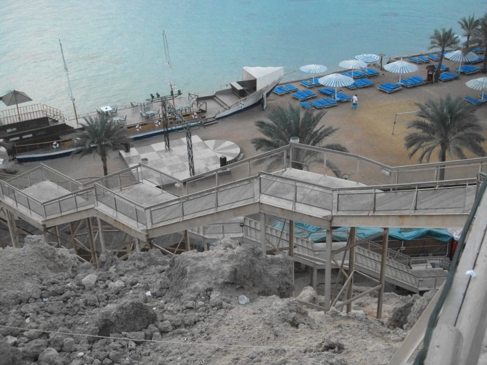 Treppe zu Strand (158 Stufen) Albatros Sharm Resort