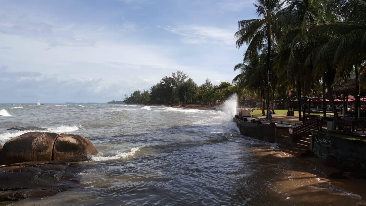 Strand, kommende Flut Khaolak Laguna Resort