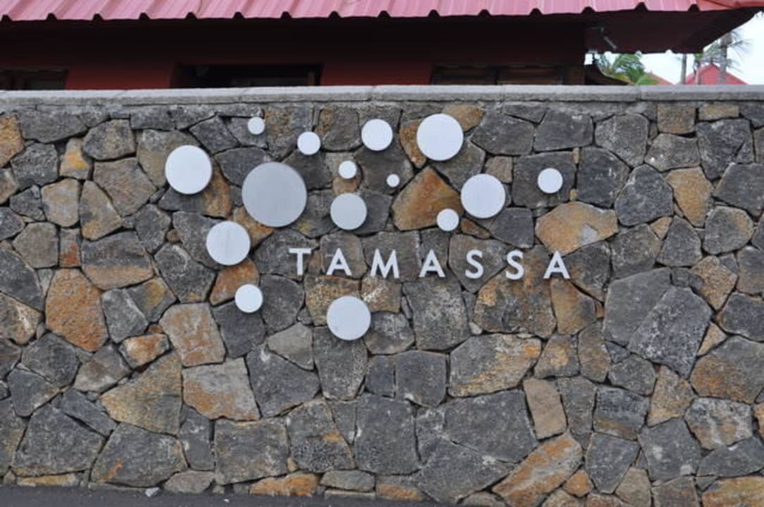 Hotelschild Tamassa Bel Ombre