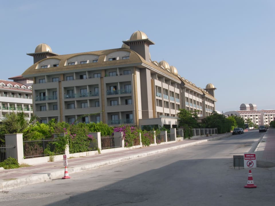 Von der Promenade aus Aydinbey Kings Palace & Spa