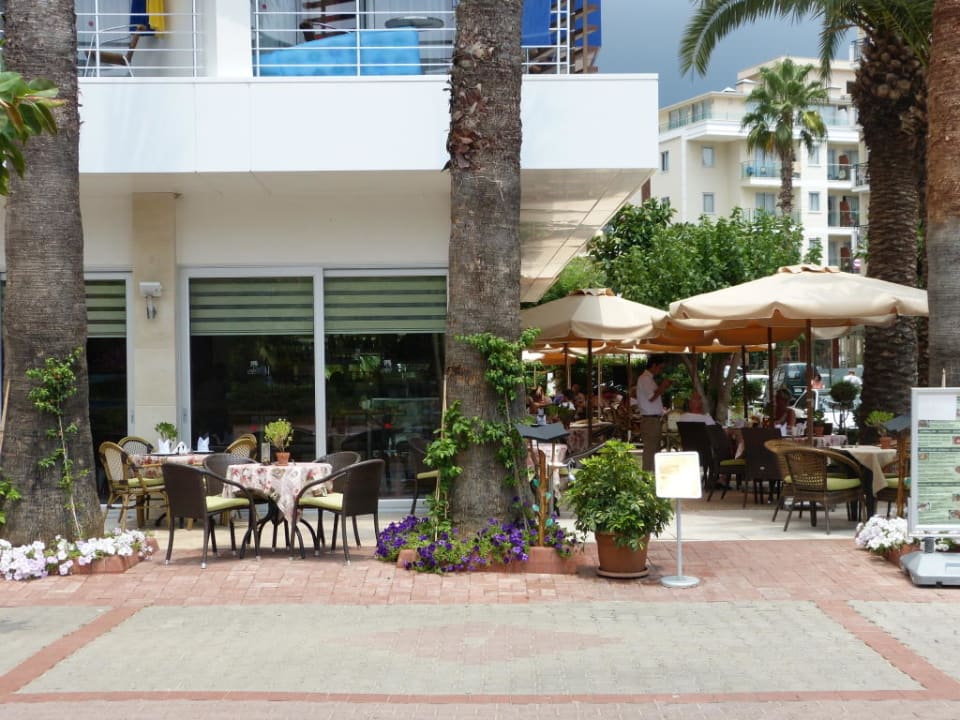 Außenbereich, Restaurant Gardenia Hotel
