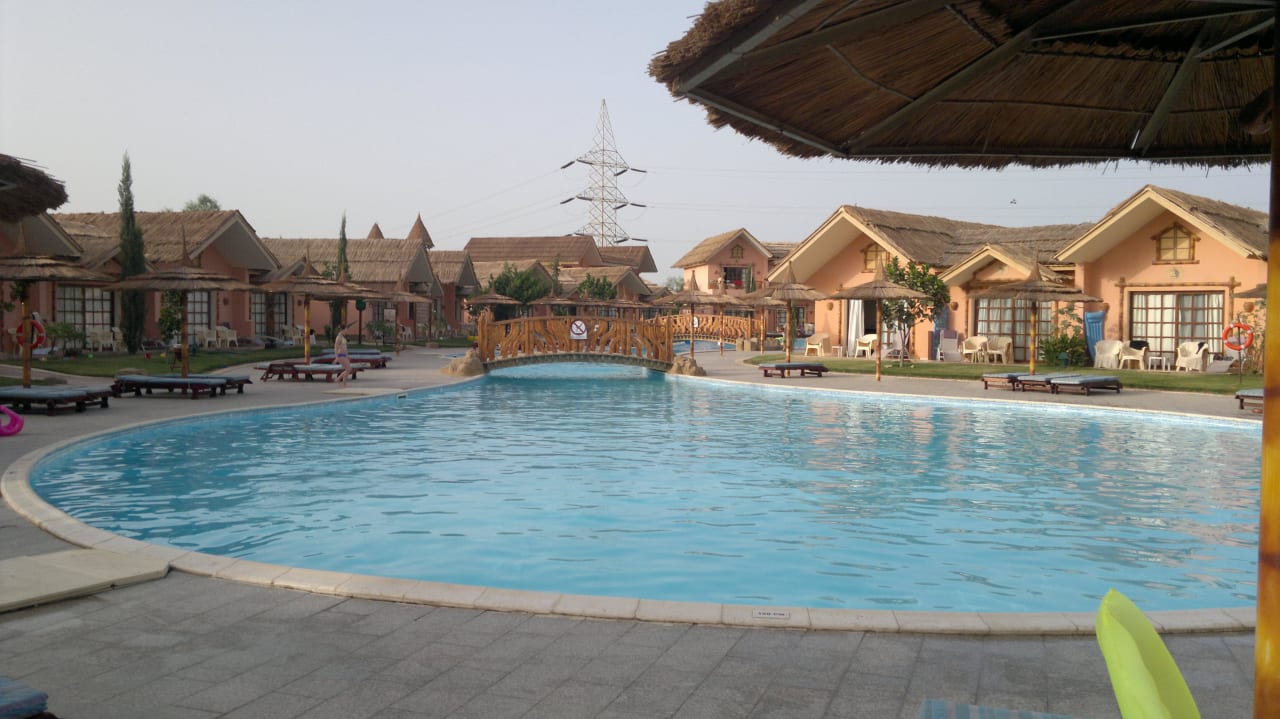 Pool am Bugalow Pickalbatros Jungle Aqua Park Resort - Neverland Hurghada