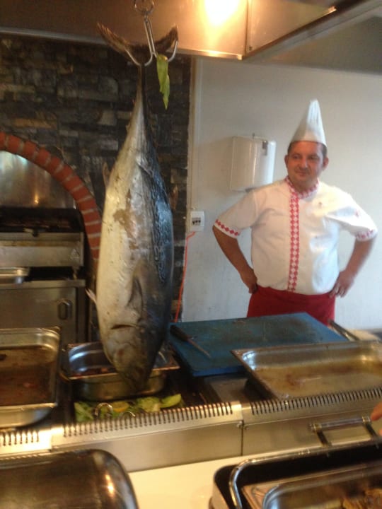 Fish & chef :) Jiva Beach Resort