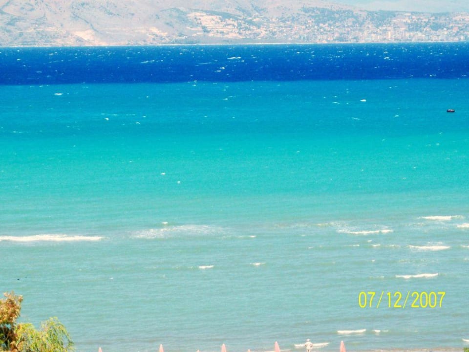 Blick nach Albanien Hotel Kalamaki