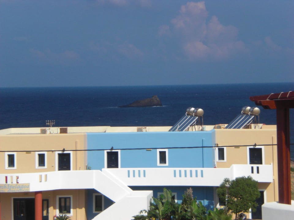 Blick aus Zimmer Apartments Golden Sun