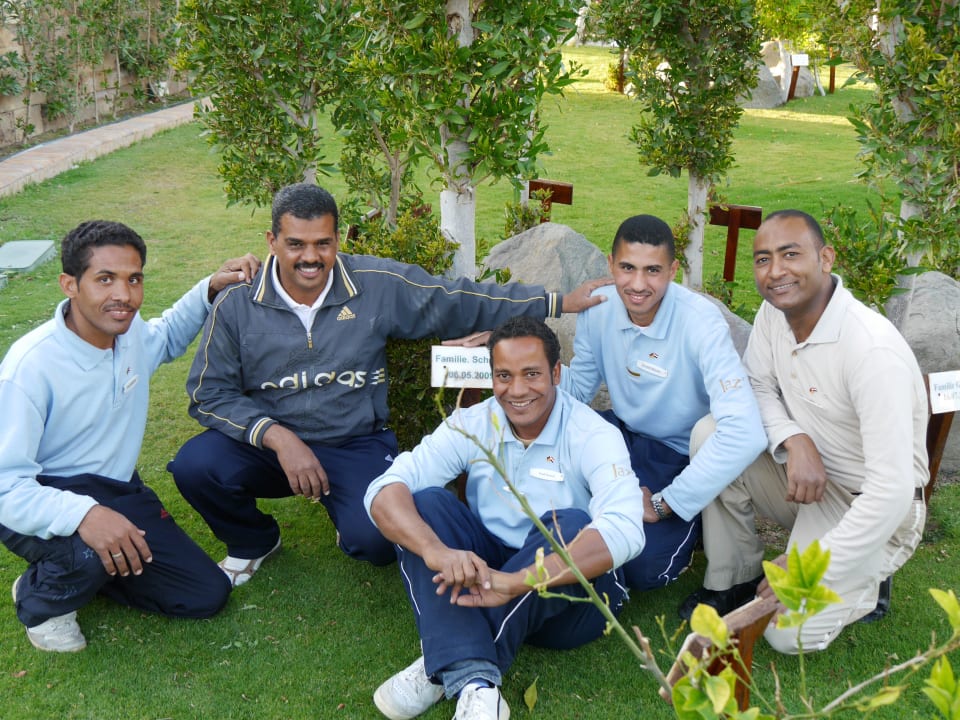 Das tolle Team vom Towelhouse Hotel JAZ Makadi Star & Spa