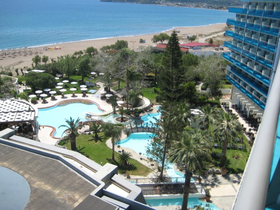 Blick vom Zimmer / 6. Etage / MB Hotel Calypso Beach