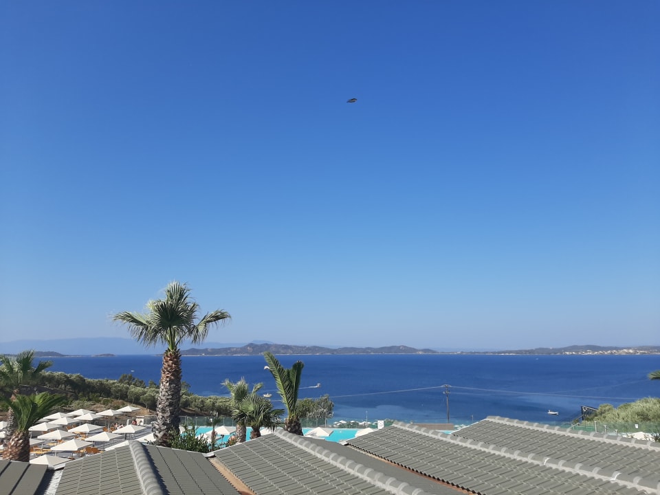 Ausblick Akrathos Beach Hotel