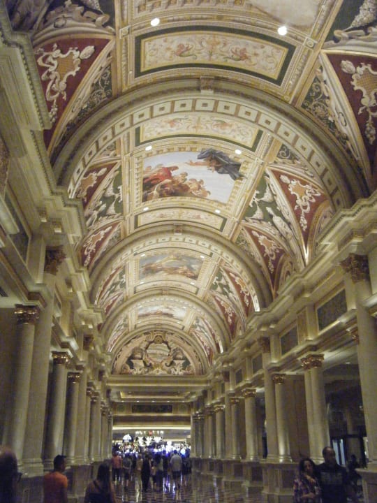 Hinten sieht man das Casino The Venetian Resort & Casino