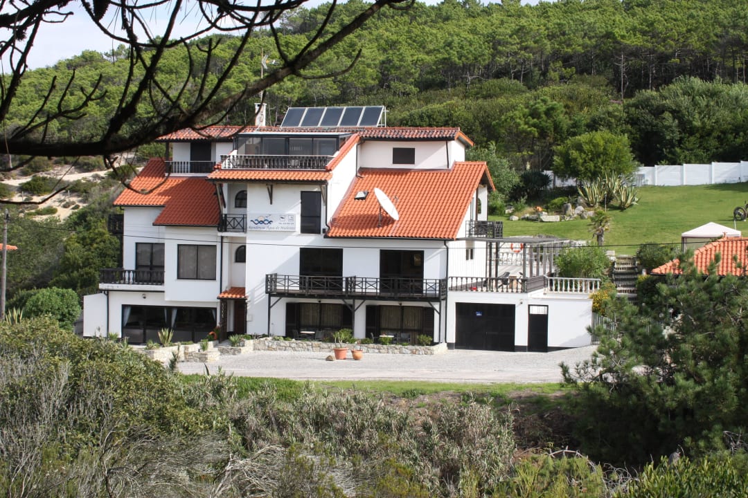 Vor dem Haus Hotel Agua de Madeiros