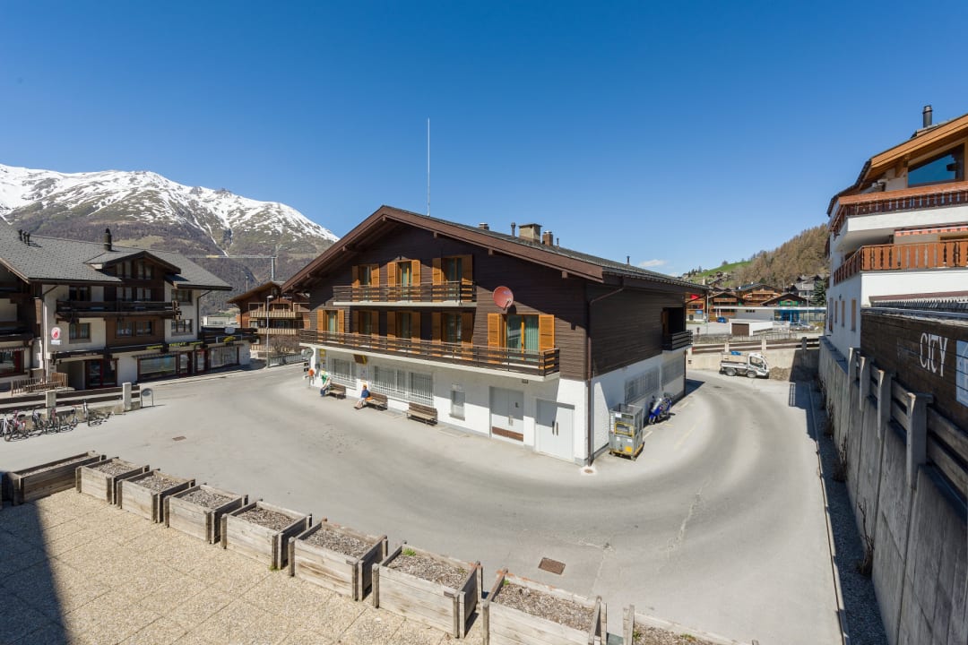 Außenansicht Ferienwohnungen Postgebäude