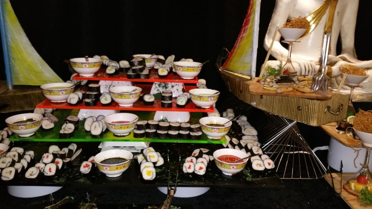 Sushi Abend lecker  Diamond Excellence Resort & Spa