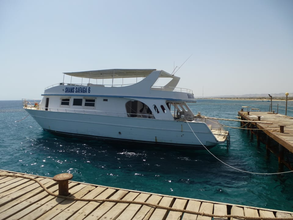 Auf dem Steg Shams Alam Beach Resort