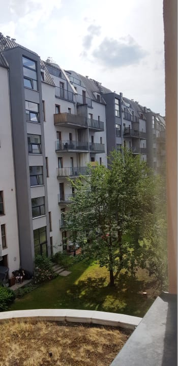 Ausblick nach rechts Hotel ibis Hamburg St. Pauli Messe