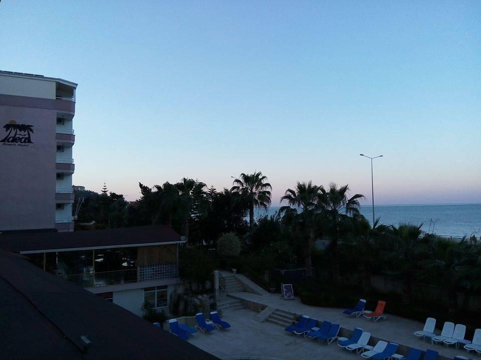 Ausblick Morgends Hotel Ideal Beach