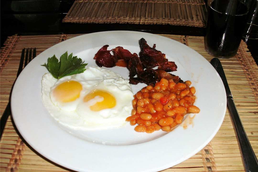 Frühstück: Hauptgericht Hotel Kwara Camp