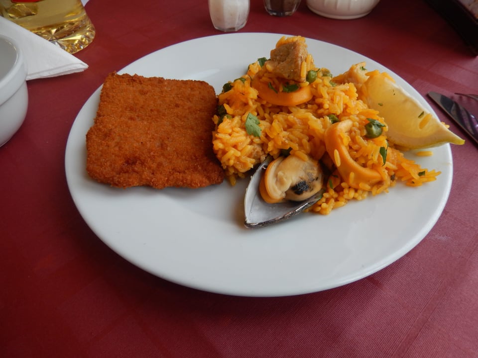 Exemple repas du soir  Hotel Oasis Dunas