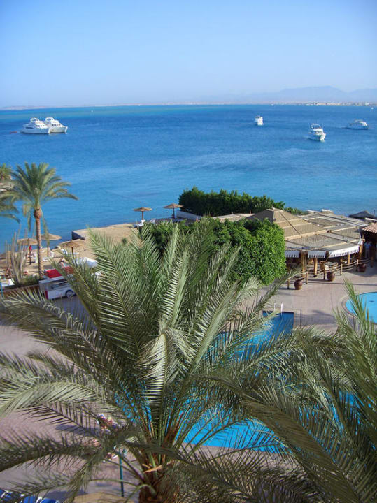Ausblick aus Hotelzimmer Marriott Hurghada Beach Resort