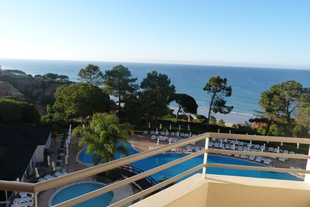Phantastischer Ausblick vom Balkon Superiorzimmer Etage 4 PortoBay Falésia