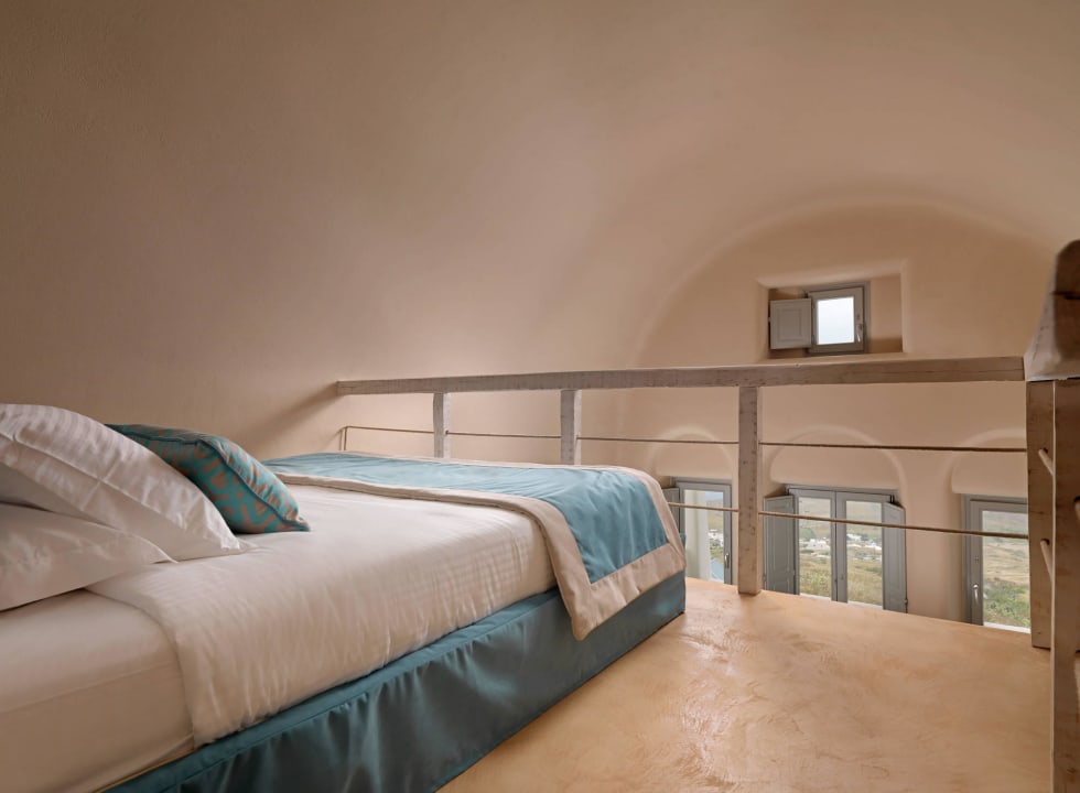 King Suite with Private Outdoor Jacuzzi Dome Resort Santorini