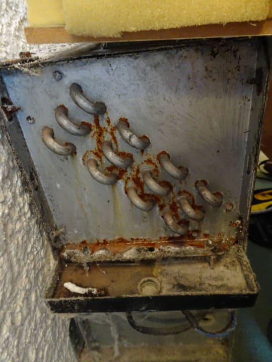 Verschimmelte Klimaanlage Hotel Athos Palace