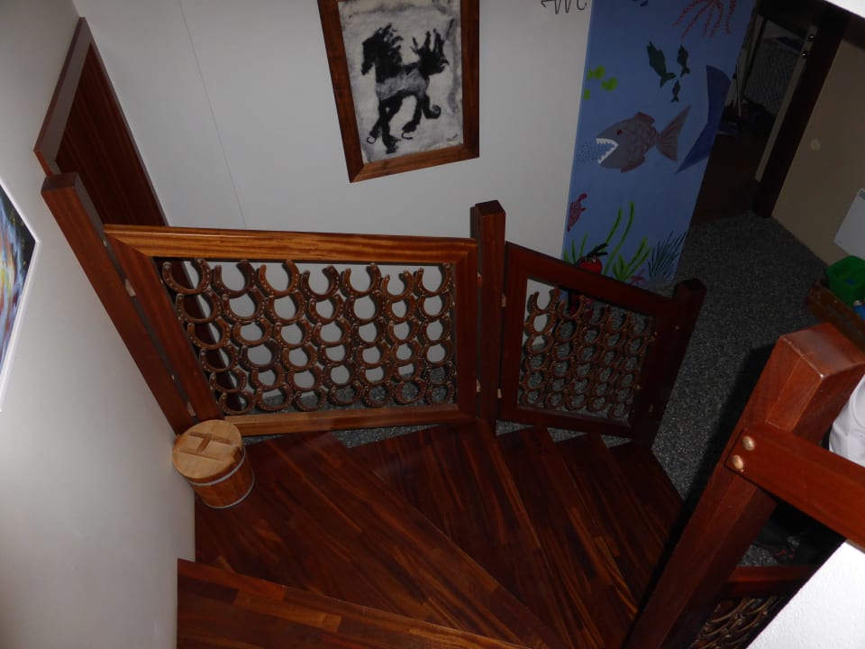 Treppe Hotel Gauksmyri