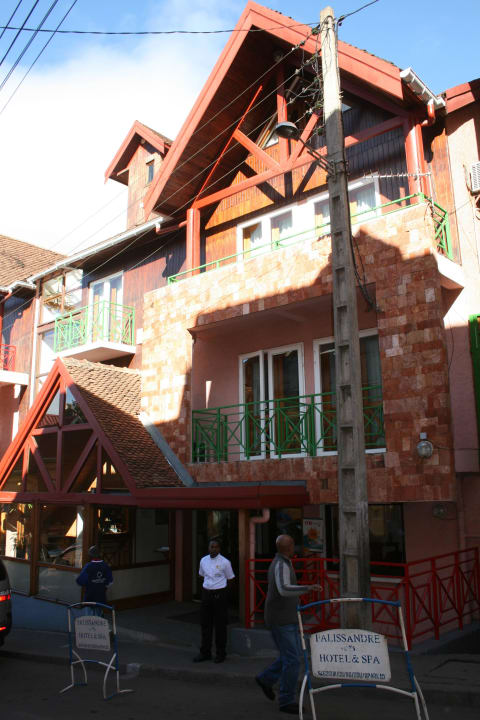 Ansicht am frühen Morgen Hotel Palissandre