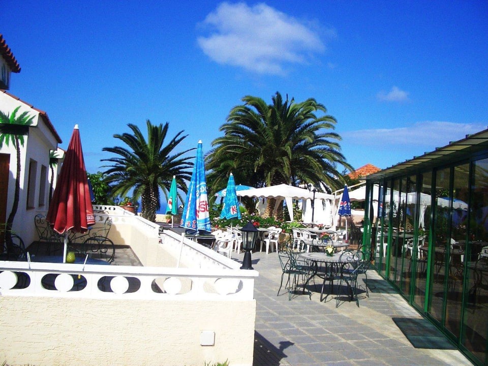 Die Frühstücksterrasse im Hotel Finca San Juan Finca San Juan