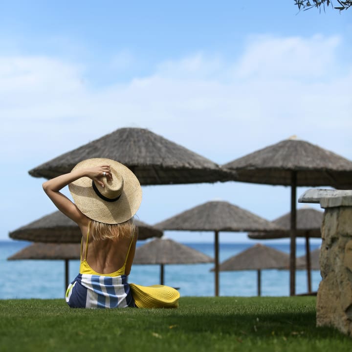 Ausblick Hotel Olympion Sunset