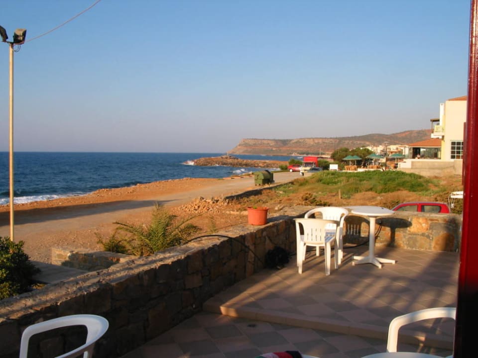 Blick von der Terrasse Richtung Sissi Hotel Sissi Rock