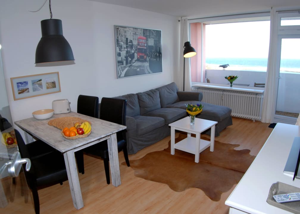 Wohn- Essbereich Ferienwohnungen Heiligenhafen Kemper's Apart