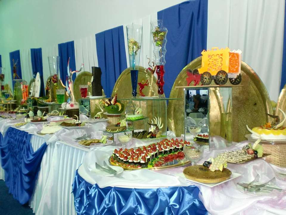 Nachtisch vom Weihnachtsbüffet Pickalbatros Alf Leila Wa Leila Resort - Neverland Hurghada