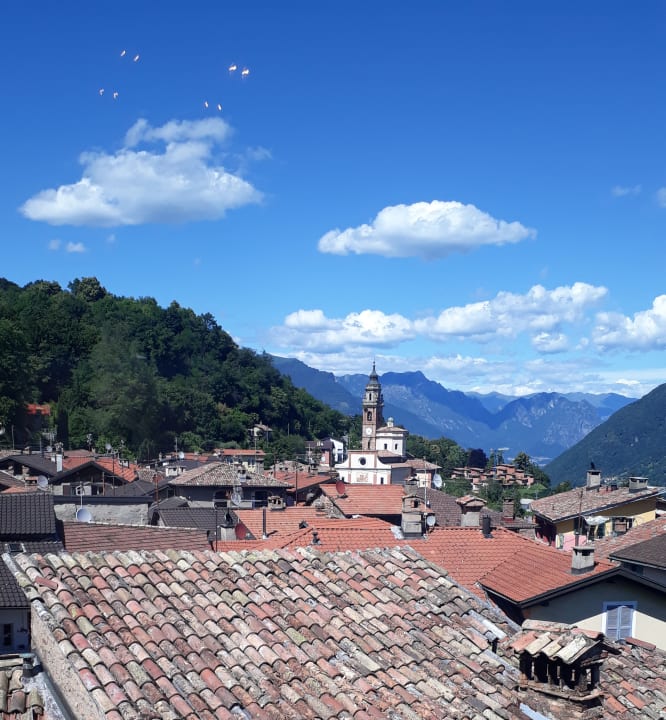 Ausblick Swiss Historic & Garten Hotel Villa Carona