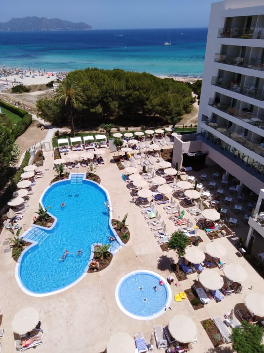 Ausblick Hipotels Bahía Cala Millor