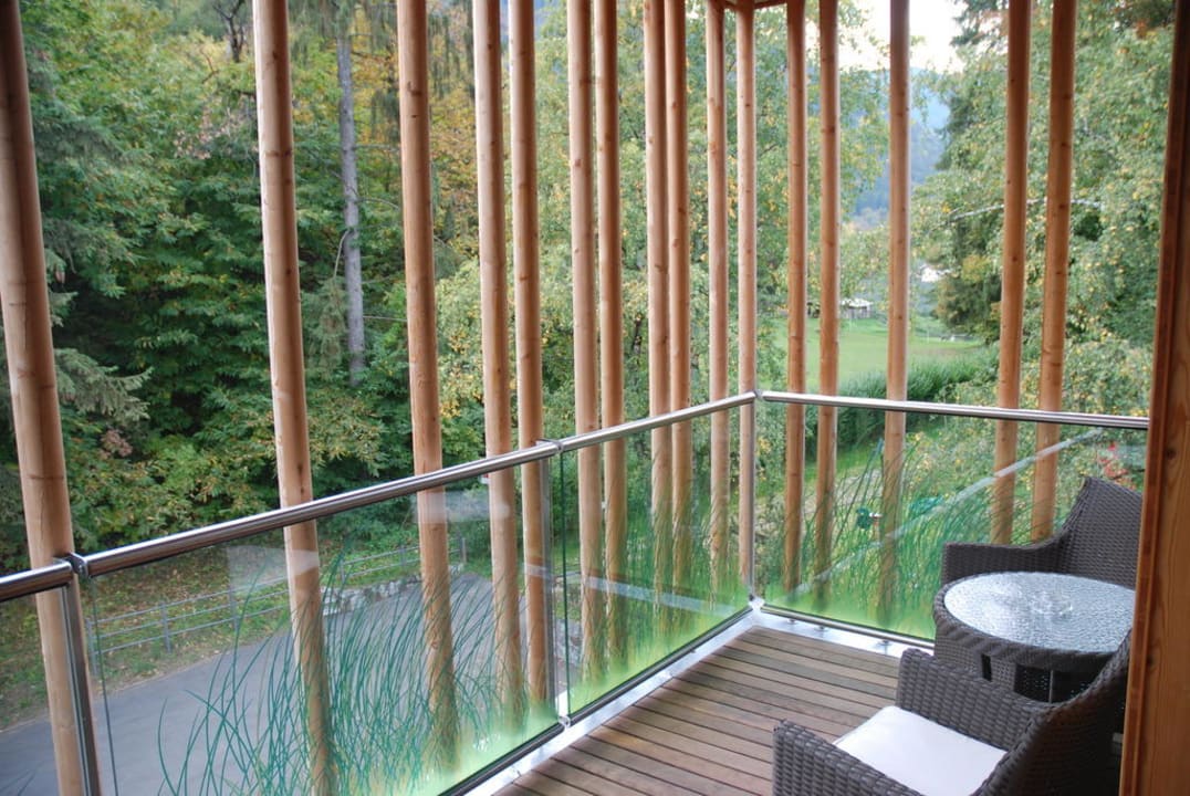 Terrasse vom Zimmer Hotel Der Waldhof