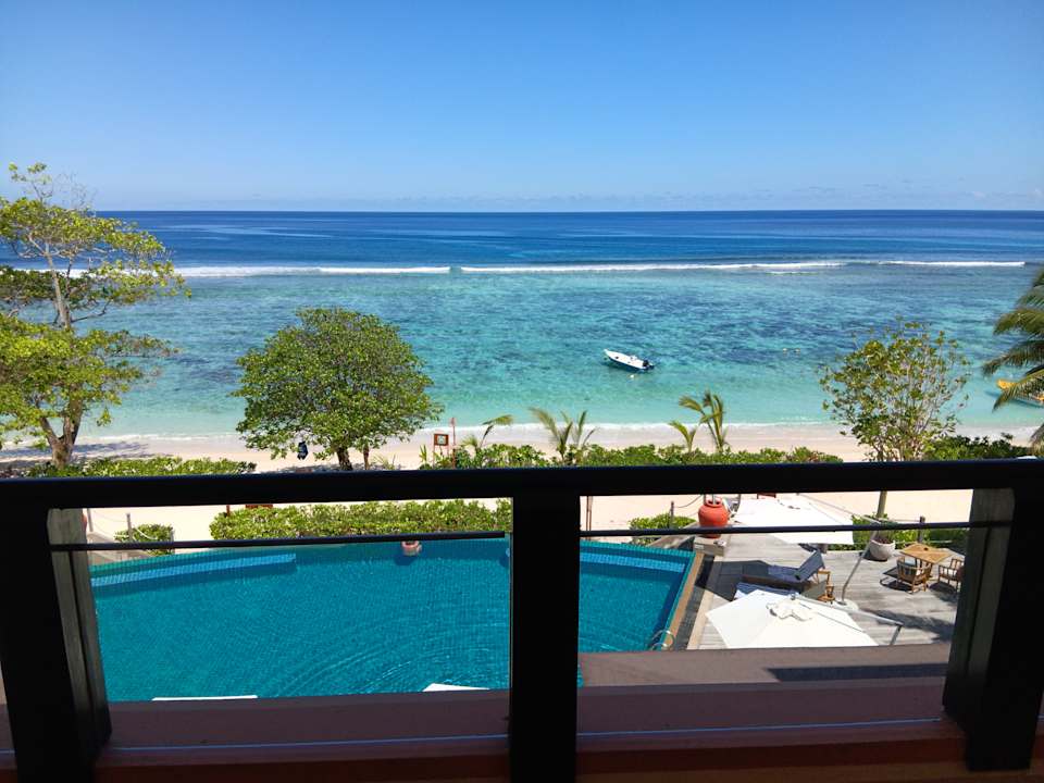 Ausblick DoubleTree by Hilton Seychelles - Allamanda Resort and Spa