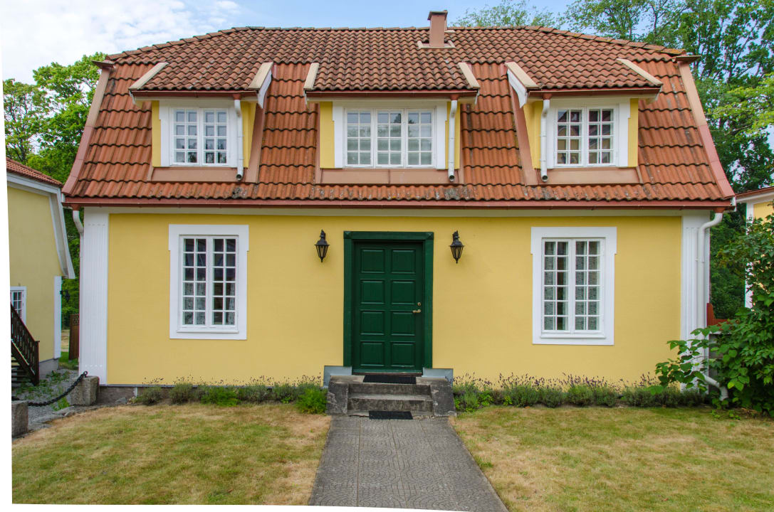 4 Hotelzimmer pro Häuschen Gutshof Möckelsnäs Herrgård