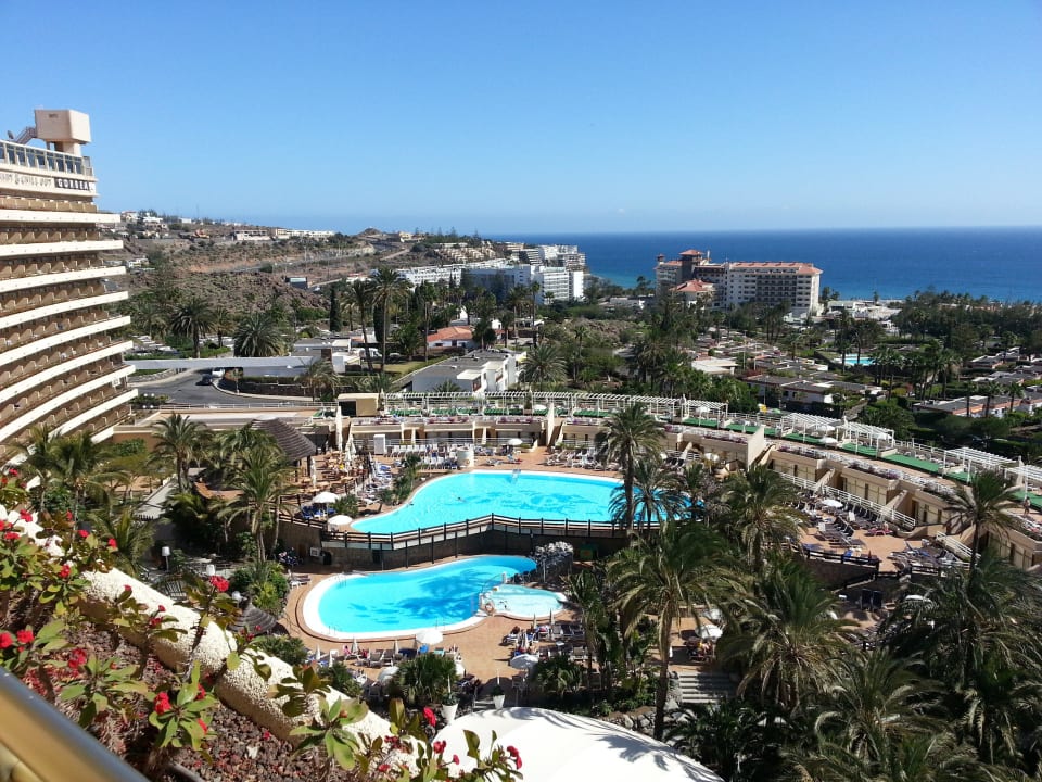 Blick vom Balkon Gloria Palace San Agustin Thalasso & Hotel