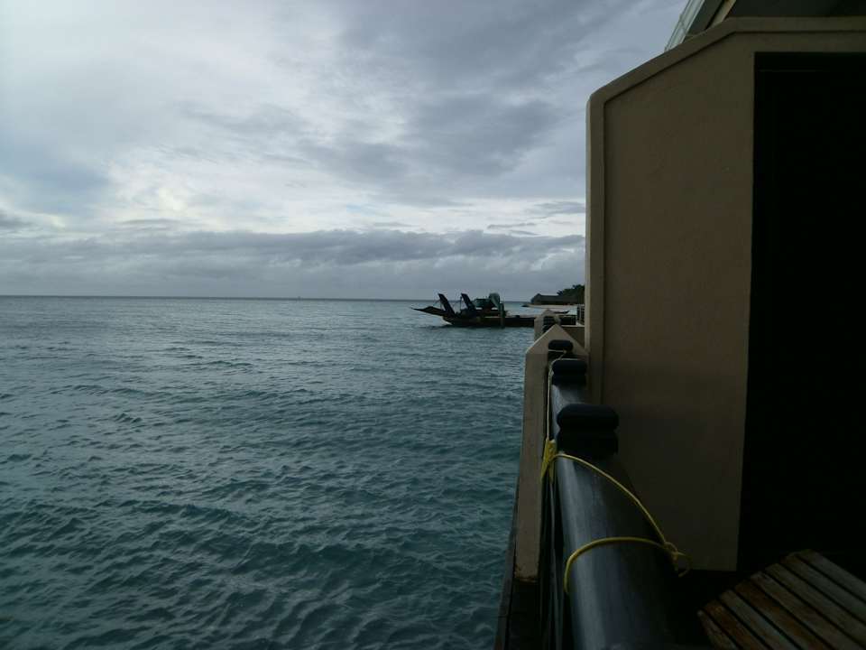 Ausblick auf Bagger Summer Island Maldives