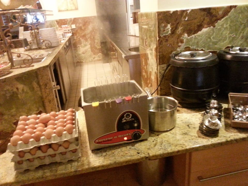 Eierkochstation zum Eier selber kochen (frühstück) Hotel Alpenhof