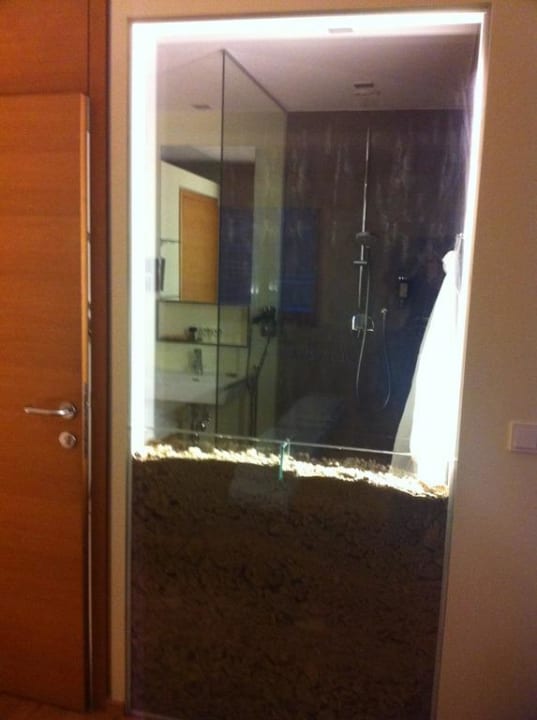 Dusche in der Top.Lagen.Suite Landgut am Pößnitzberg