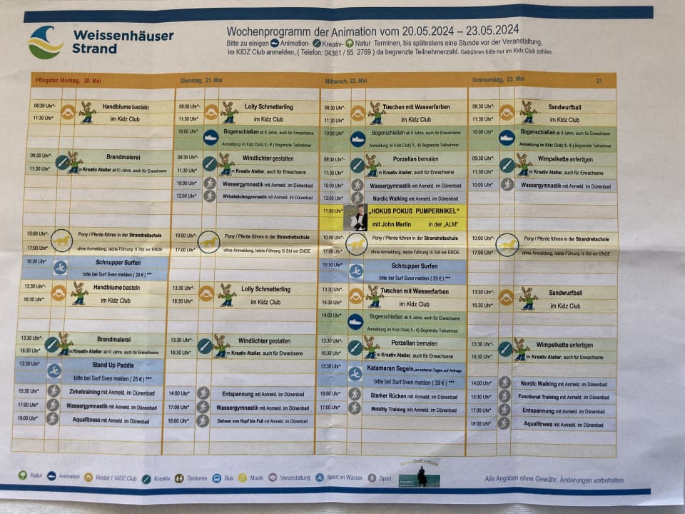 Sport & Freizeit Ferienwohnungen Ferienpark Weissenhäuser Strand