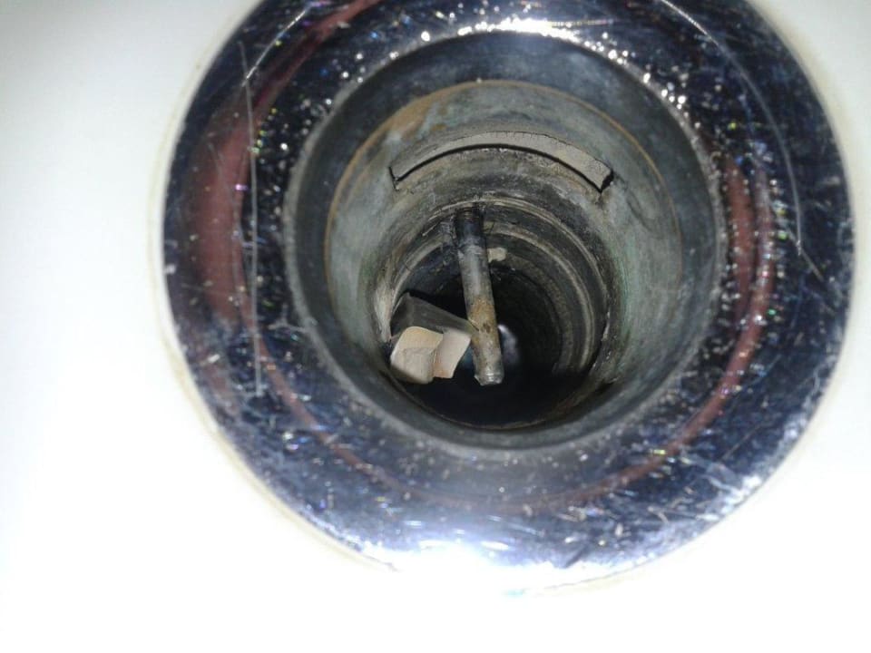 Abfluß Waschbecken Rheingoldhotel