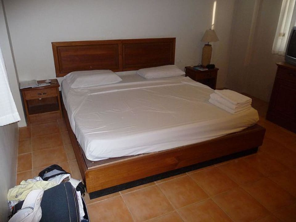 Bett im bungalow A5 Hotel Thongtakian