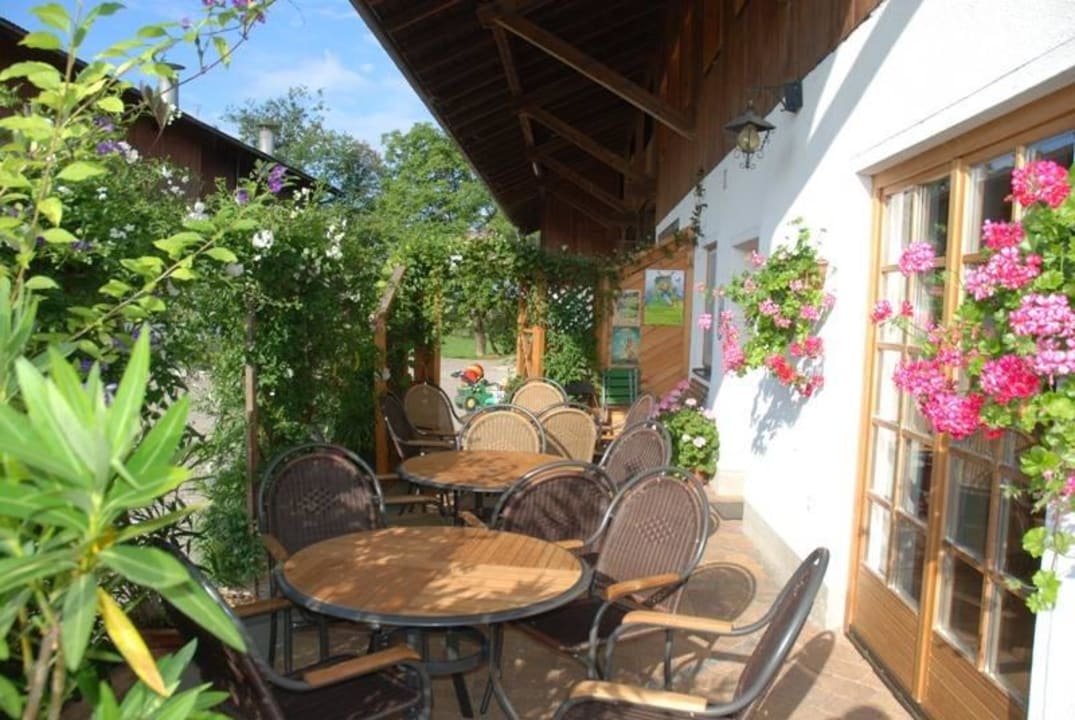 Terrasse Bauernhof Beim Kiasn