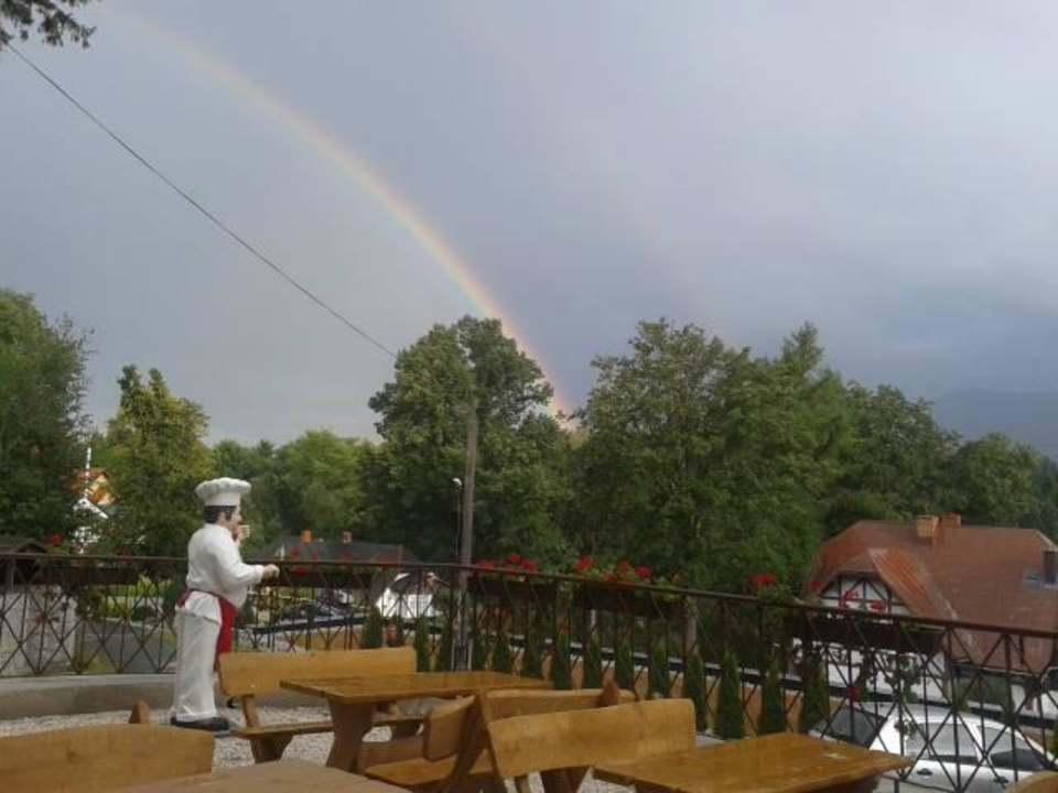 Letni taras przy Barze pod Nimfą Willa Nimfa