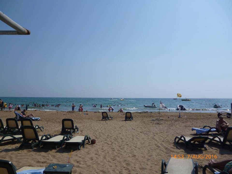 Schöner und sauber Strand Well Palace Side