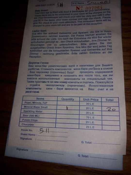 Zimmer The Grand Hotel Hurghada